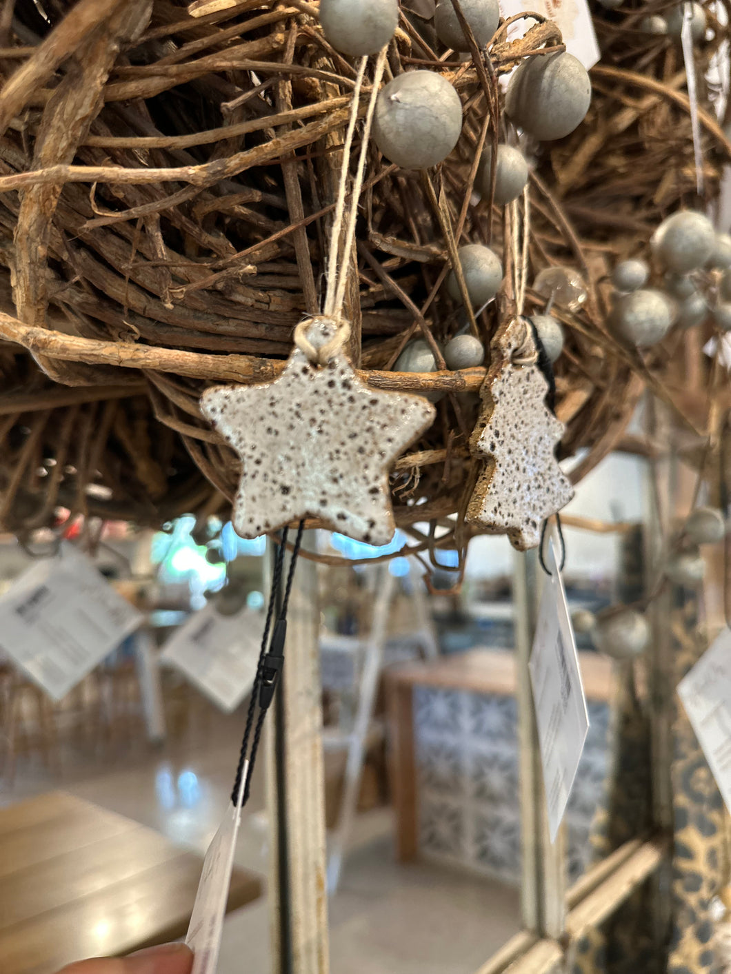 Handmade Ceramic Christmas Ornaments