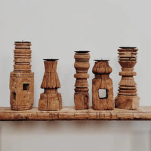 Load image into Gallery viewer, Indian Charpai Candlestick
