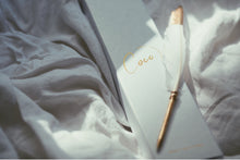 Load image into Gallery viewer, White Coco Feather Pen
