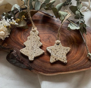 Handmade Ceramic Christmas Ornaments