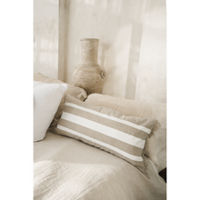 Load image into Gallery viewer, STRIPED LINEN LUMBAR CUSHION
