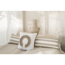 Load image into Gallery viewer, STRIPED LINEN LUMBAR CUSHION
