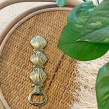 Load image into Gallery viewer, BRASS CLAM SHELL BOTTLE OPENER
