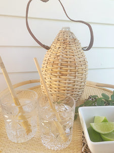 RATTAN WATER BOTTLES