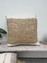 Load image into Gallery viewer, RAFFIA PANEL CUSHION
