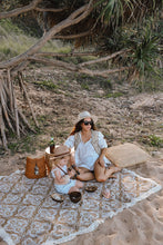 Load image into Gallery viewer, RECYCLED COTTON PICNIC RUG BLANKET
