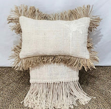 Load image into Gallery viewer, TONE ON TONE PALM TREE LUMBAR CUSHION
