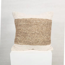 Load image into Gallery viewer, RAFFIA PANEL CUSHION
