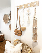 Load image into Gallery viewer, RATTAN &amp; ANTIQUE WALL HOOK
