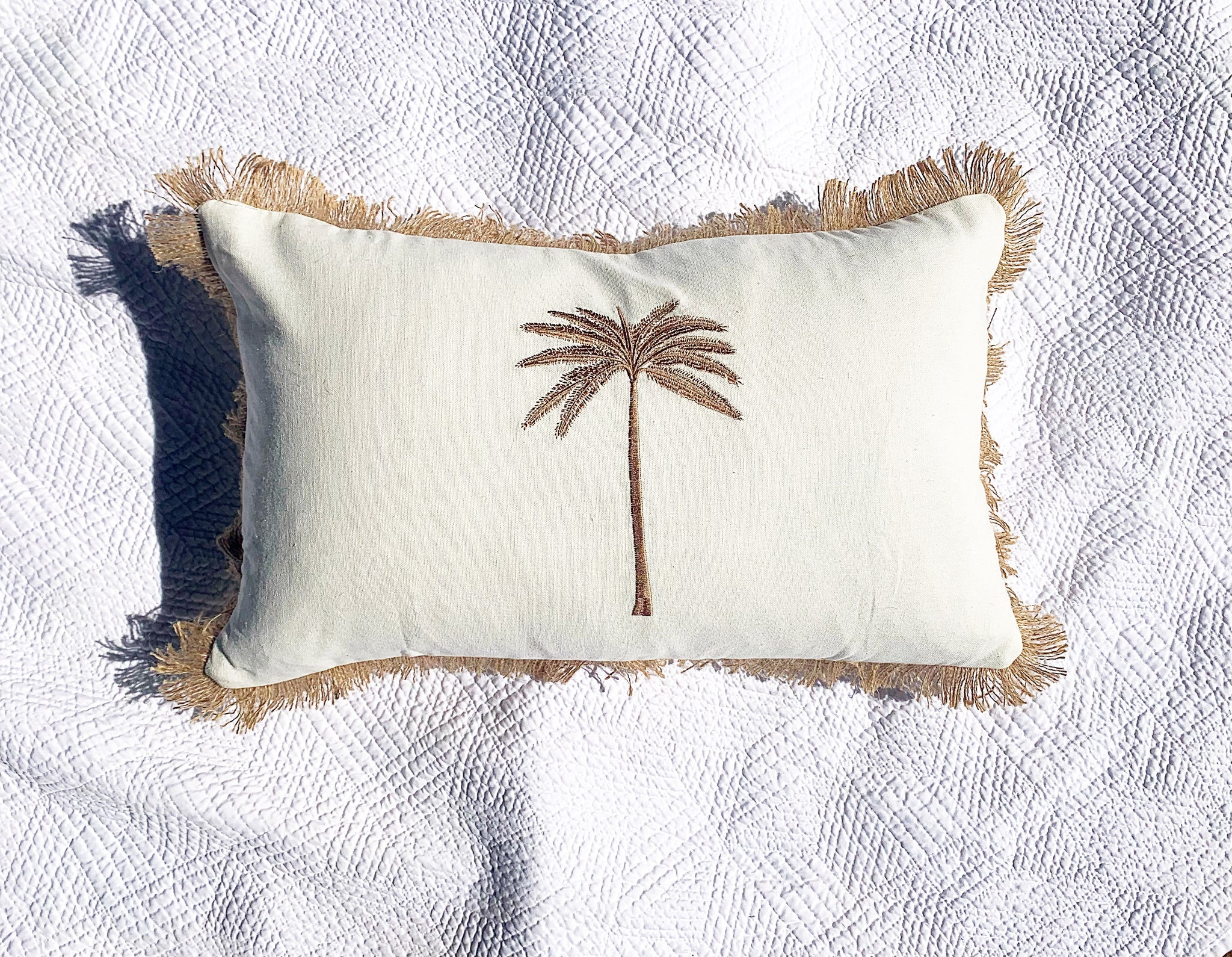 A-La Small beads cushion single palmtree